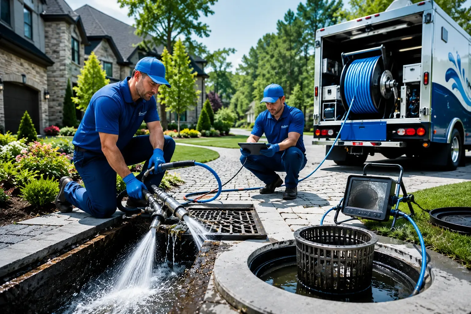 Local outdoor drain cleaning professionals in Evansville, IN